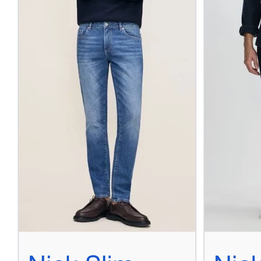 DL1961 Men's Nick  Slim Fit Denim Jeans $198 retail. New or like new. 38/32